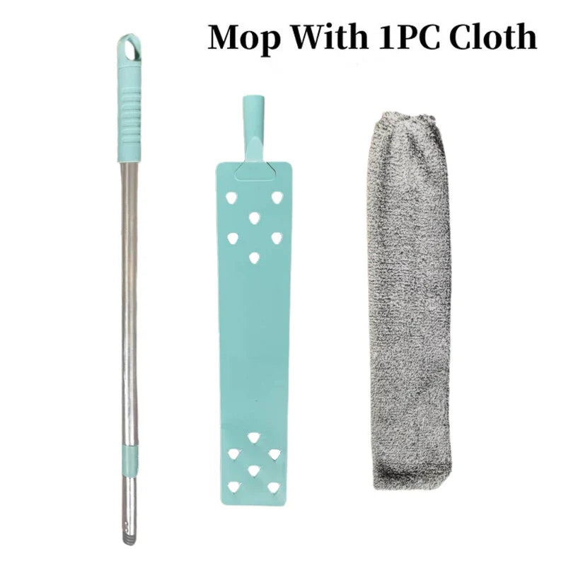 Retractable Dust Brush Mop with 1PC Cloth