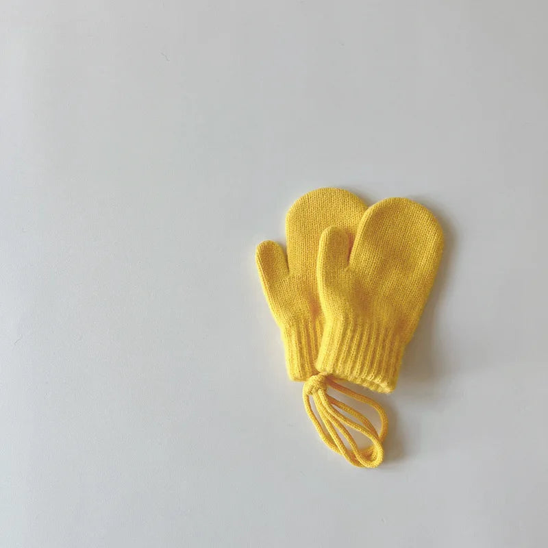 Yellow Baby Infant infant gloves