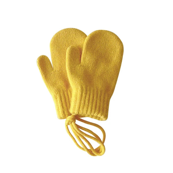 Yellow Baby Infant infant gloves