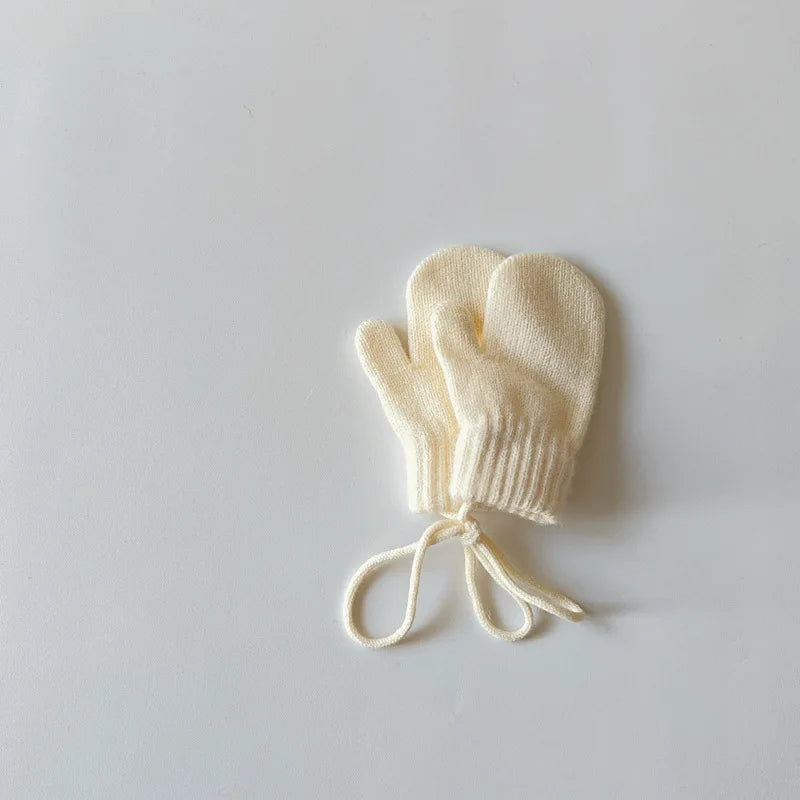White Baby Infant infant gloves