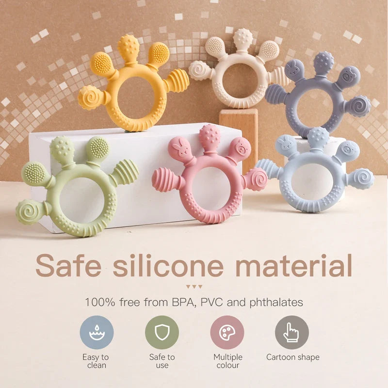 ColorFull Silcone Baby Teethers