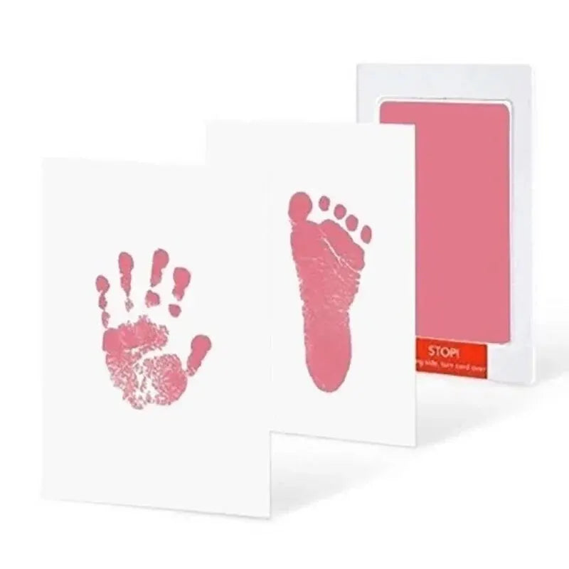 Pink Baby and and foot prints