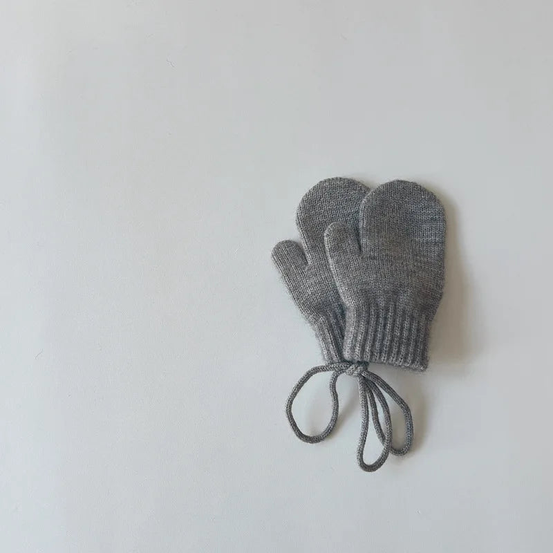 Gray Baby Infant infant gloves