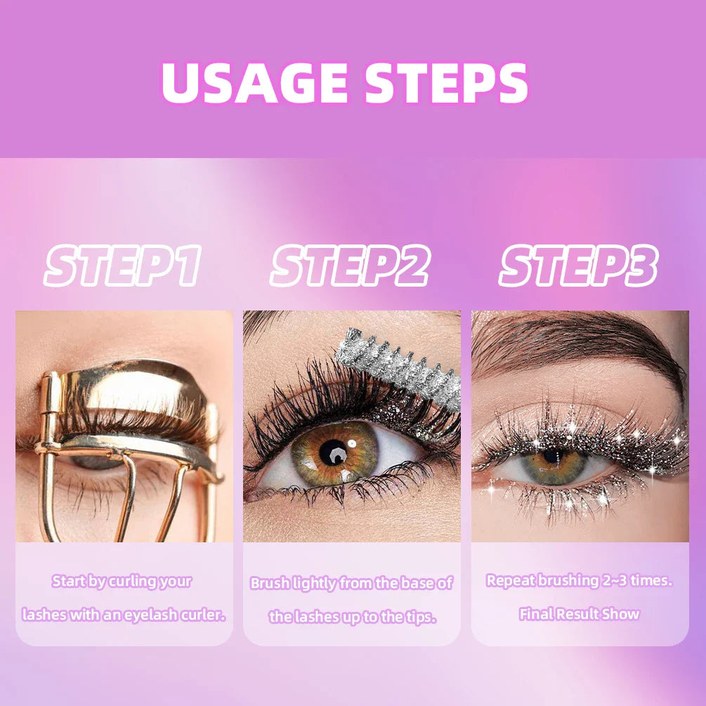 Usage Steps for Eye Mascara