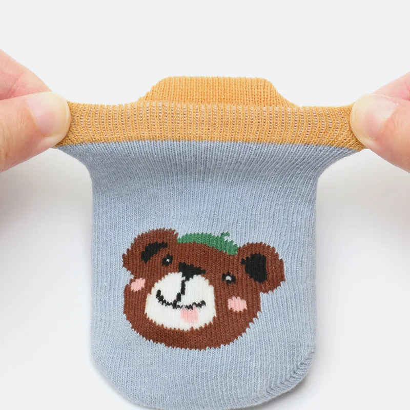 Front Hands holding Cotton Sock