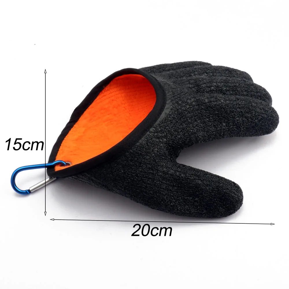 Black Fishing Gloves