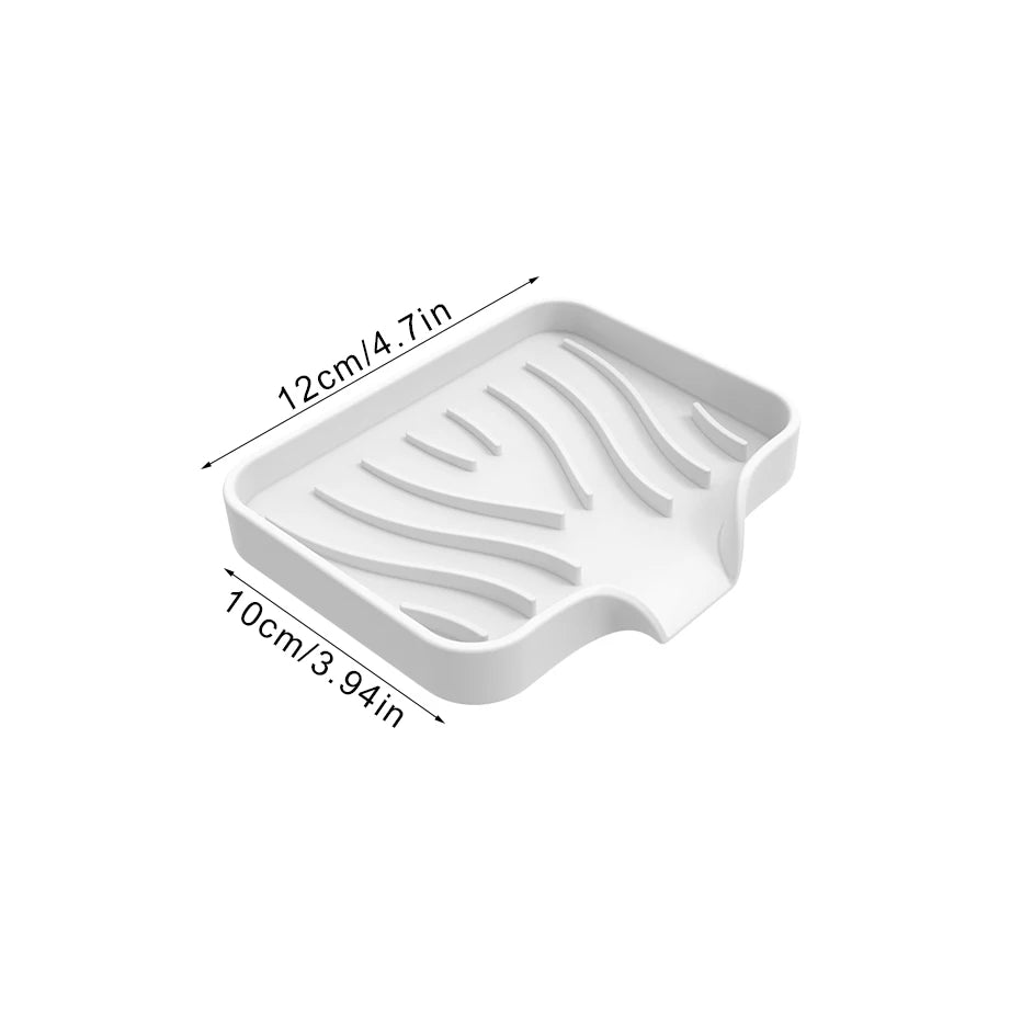 White Soap Dish Holder