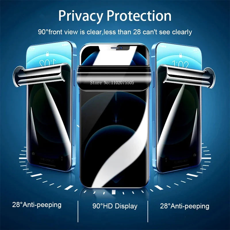 iPhone 防窺水凝膠保護膜