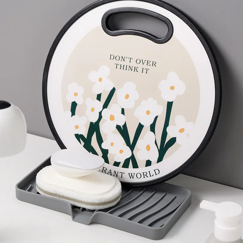 Don't Over Think It with Gray Soap Dish Holder