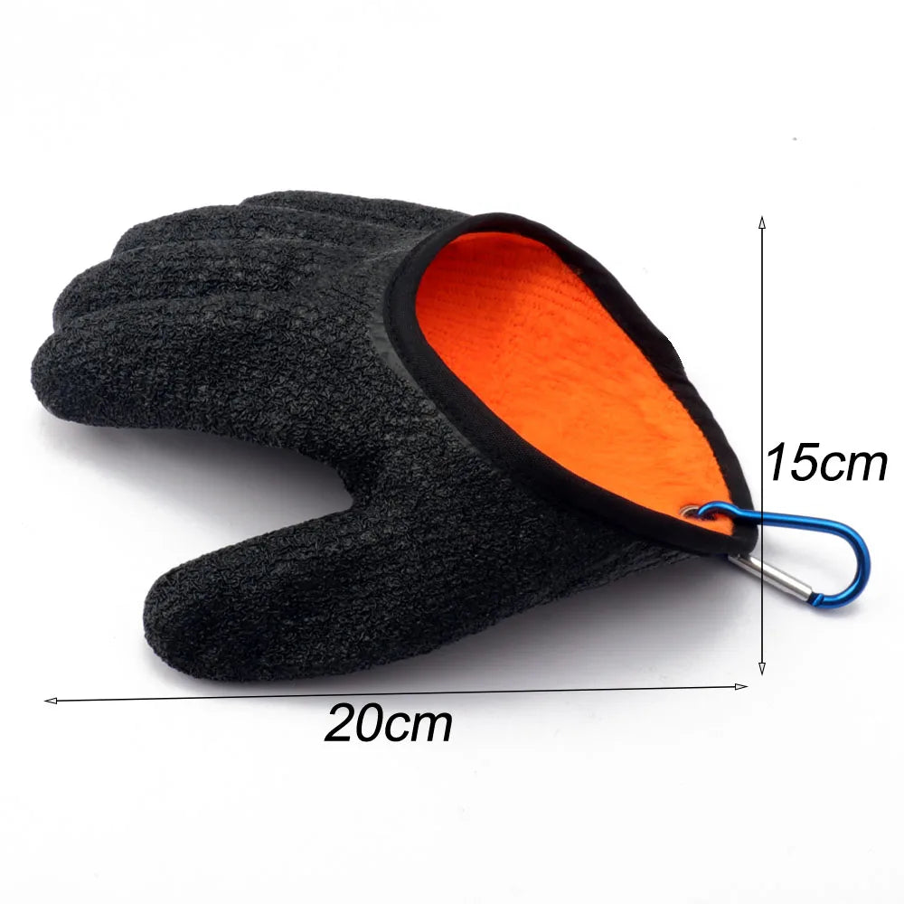 Black Fishing Gloves 20cm