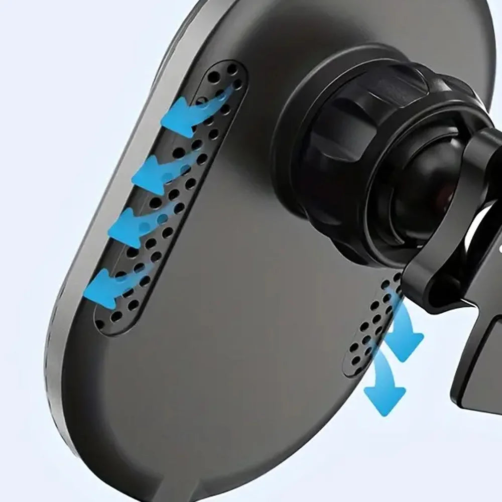 Air Vent on back of Wireless Charger