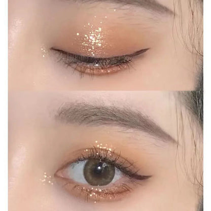 Eye liner, Left eye