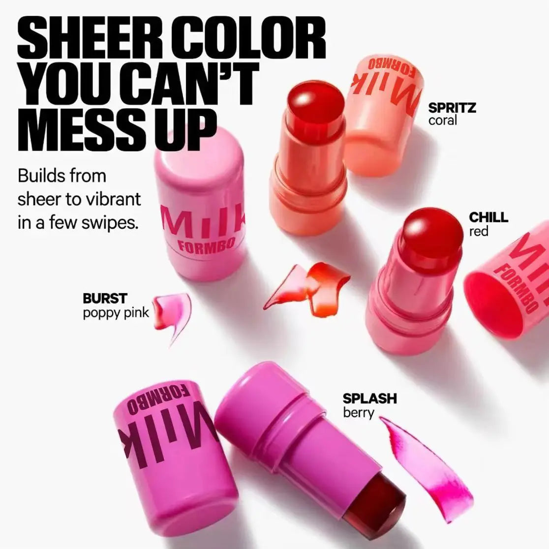 Pink, Red, Splash, Jelly Blush