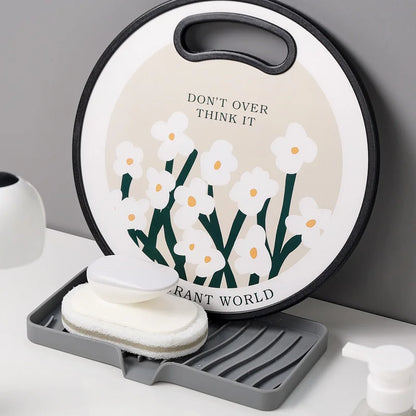 Don't Over Think It with Gray Soap Dish Holder