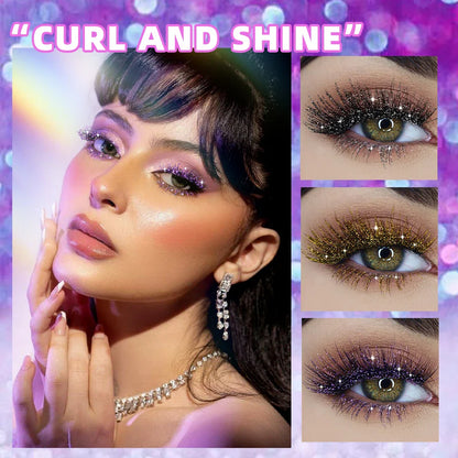 Pretty eye with Gilitter Mascara